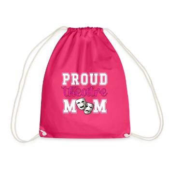 Théâtre Maman Fière Théâtre Acteurs Mère - Sac de sport léger - fuchsia - Devant