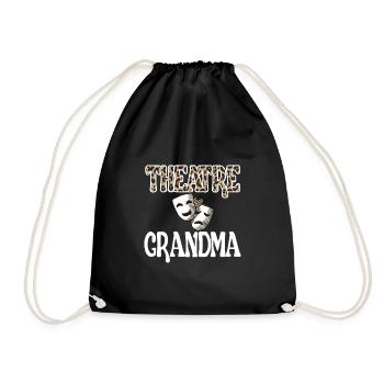 Théâtre Grand-mère Fière Théâtre Acteurs Grand-mère - Sac de sport léger - noir - Devant