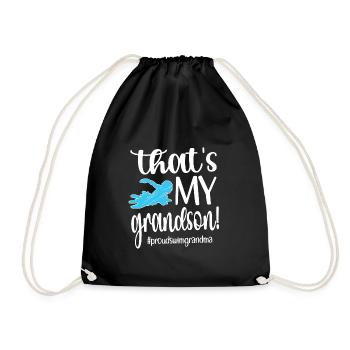 Fière natation Grand-mère Grand-mère Nageuse Grand-mère natation Grand-mère - Sac de sport léger - noir - Devant