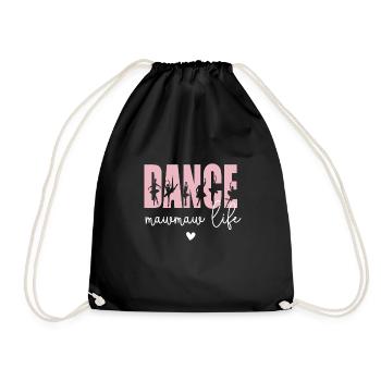 Proud Dance Mawmaw Grandma Of Female Dancer Dancing Mawmaw - Drawstring Bag - black - Front
