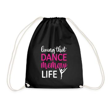 Fier danse Memaw grand-mère de danseur Dancing Memaw - Sac de sport léger - noir - Devant
