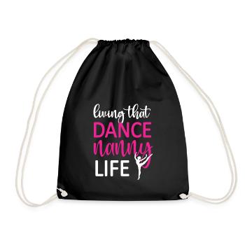 Fier danse nounou grand-mère de danseur danse nounou - Sac de sport léger - noir - Devant