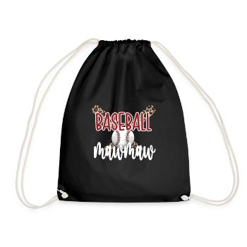 Mawmaw Grand-mère d’un joueur de baseball Baseball Mawmaw - Sac de sport léger - noir - Devant