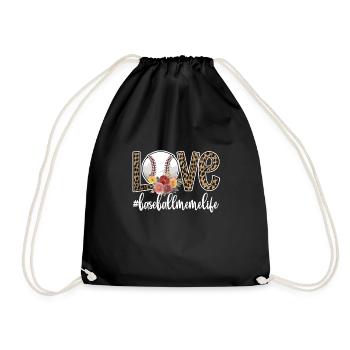 Meme Grand-mère d’un joueur de baseball Baseball Meme - Sac de sport léger - noir - Devant