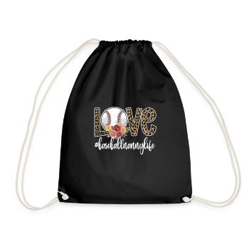 Nounou Grand-mère d’un joueur de baseball Nounou de baseball - Sac de sport léger - noir - Devant