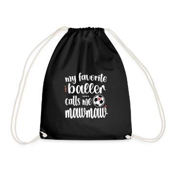 Mawmaw Grand-mère de joueur de football Mawmaw - Sac de sport léger - noir - Devant