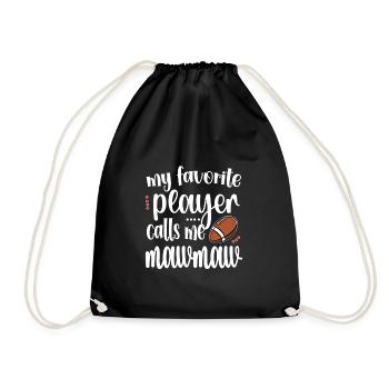 Mawmaw football grand-mère du joueur de football Mawmaw - Sac de sport léger - noir - Devant