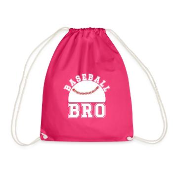 Fier frère de baseball d’un frère joueur de baseball - Sac de sport léger - fuchsia - Devant