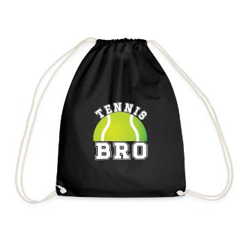 Fier frère de tennis du joueur de tennis frère - Sac de sport léger - noir - Devant