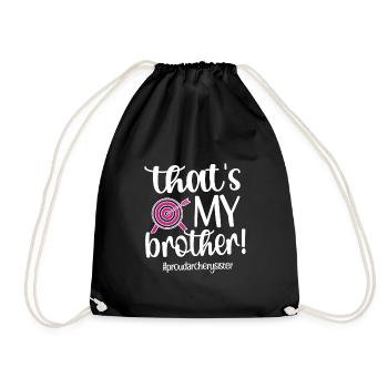 Archery Sister Archer Sister - Drawstring Bag - black - Front