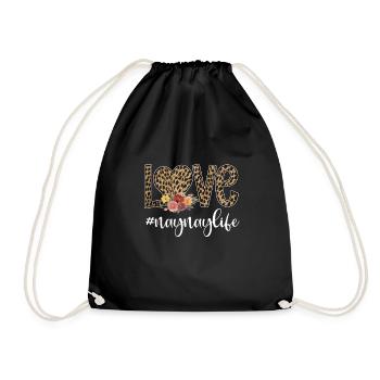 Best Naynay Grandma Gift Naynay Grandmother - Drawstring Bag - black - Front