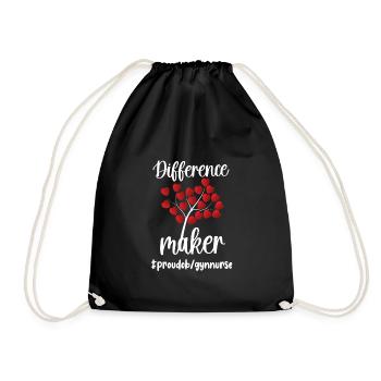 Obstetrics Gynecology OB GYN Nurse - Drawstring Bag - black - Front