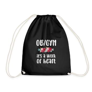 Obstetrics Gynecology OB GYN Nurse - Drawstring Bag - black - Front