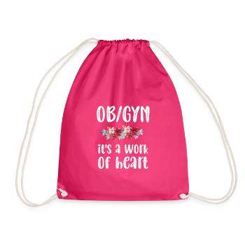 Obstétrique Gynécologie OB GYN Infirmière - Sac de sport léger - fuchsia - Devant