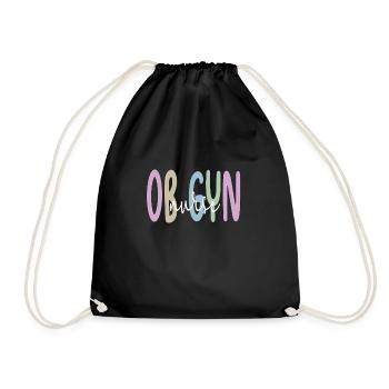Obstetrics Gynecology OB GYN Nurse - Drawstring Bag - black - Front
