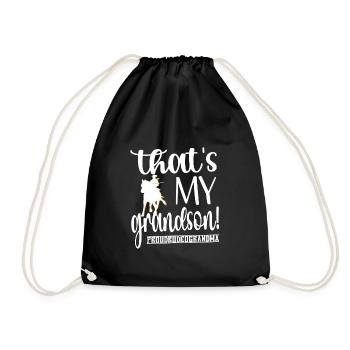 Stolze Rodeo Oma Rodeo-Reiter Großmutter Geschenk - Turnbeutel - Schwarz - Vorne
