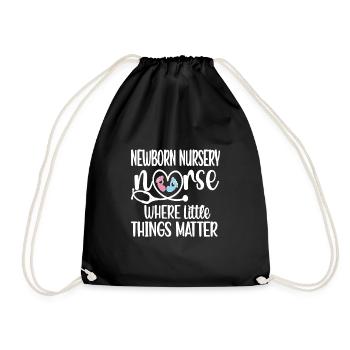 Fier cadeau d'infirmière néonatale - Sac de sport léger - noir - Devant