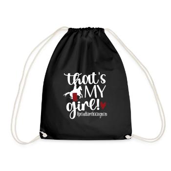 Barrel Racing Mère Cadeau Barrel Racing Mama - Sac de sport léger - noir - Devant