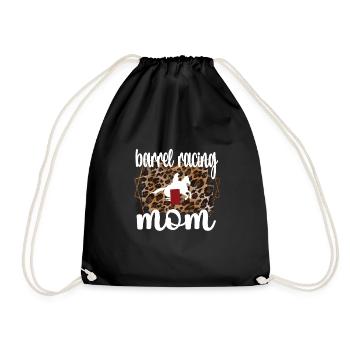 Barrel Racing Mère Cadeau Barrel Racing Mama - Sac de sport léger - noir - Devant