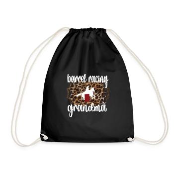 Barrel Racing Grand-mère Barrel Racing Grand-mère Cadeau - Sac de sport léger - noir - Devant