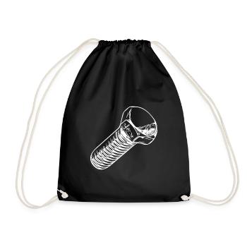 Tournevis d’atelier Papa Screw - Sac de sport léger - noir - Devant