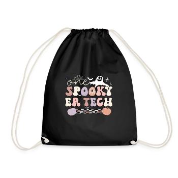ER Tech Halloween Cadeau de technicien de salle d’urgence - Sac de sport léger - noir - Devant