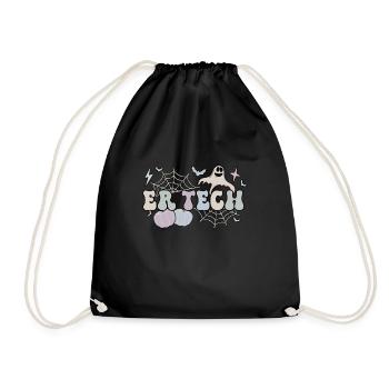 ER Tech Halloween Cadeau de technicien de salle d’urgence - Sac de sport léger - noir - Devant