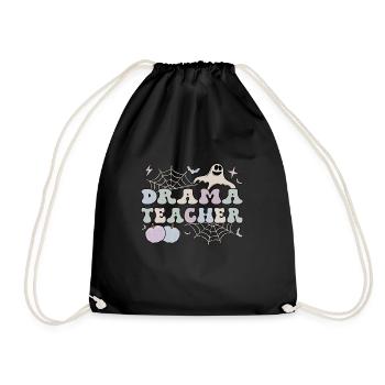 Drama Teacher Halloween Drama Teaching Gifts - Turnbeutel - Schwarz - Vorne