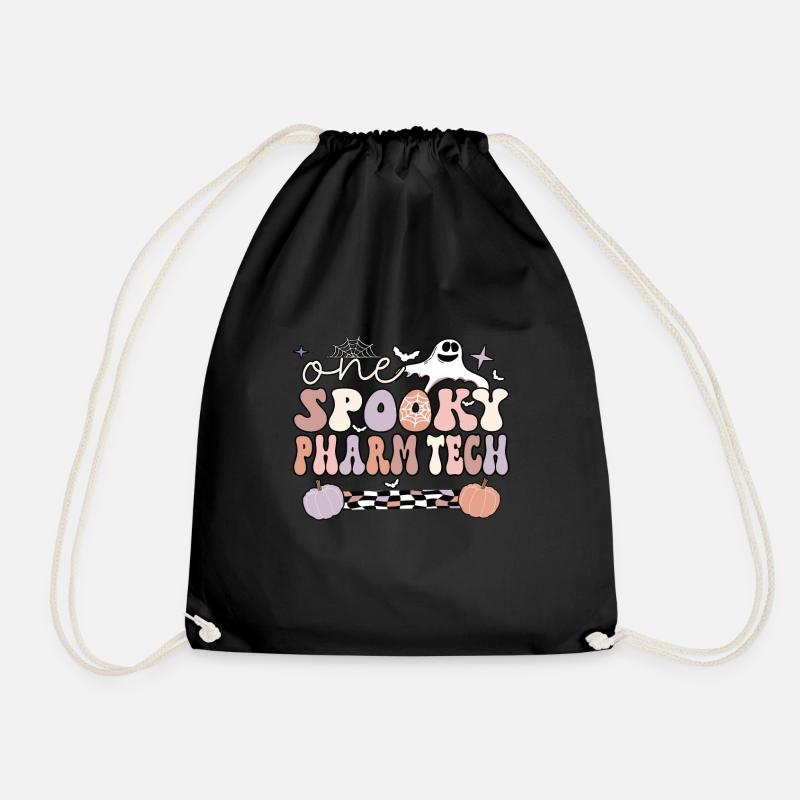 Pharmacy Technologist Halloween Pharmacy Tech - Turnbeutel - Schwarz