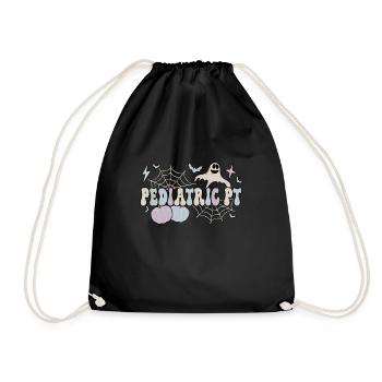 Pediatric PT Halloween Pediatric Physical Therapy - Turnbeutel - Schwarz - Vorne