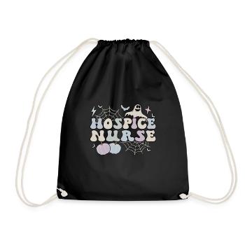 Infirmière en soins palliatifs Halloween Hospice Nursing Gifts - Sac de sport léger - noir - Devant