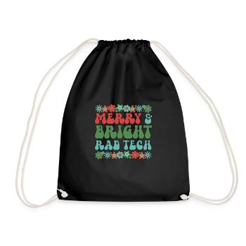 Technologue en vélo de Noël Technologue en radiologie - Sac de sport léger - noir - Devant