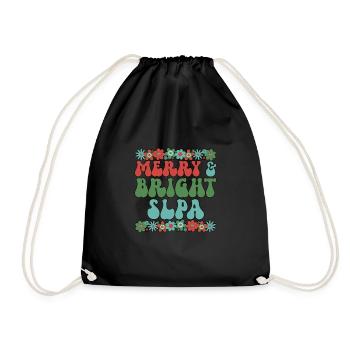 Speech Language Pathologist Assistant Christmas - Turnbeutel - Schwarz - Vorne