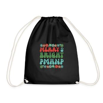 PMHNP Noël PMHNP Cadeaux de Noël PMNHP Squad - Sac de sport léger - noir - Devant
