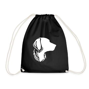 Portrait de chien pour de fiers propriétaires de chiens - Sac de sport léger - noir - Devant
