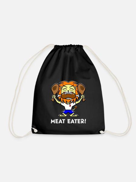 Mangeur de viande ! - Sac de sport léger - noir