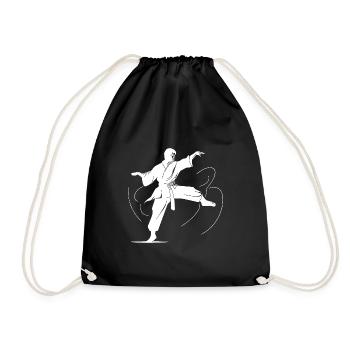 Compétition d’arts martiaux de karaté - Sac de sport léger - noir - Devant