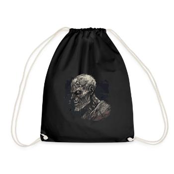 Zombie Halloween Horror Monster - Drawstring Bag - black - Front