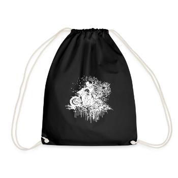 Motard tout-terrain Style de conduite tout-terrain en plein air - Sac de sport léger - noir - Devant