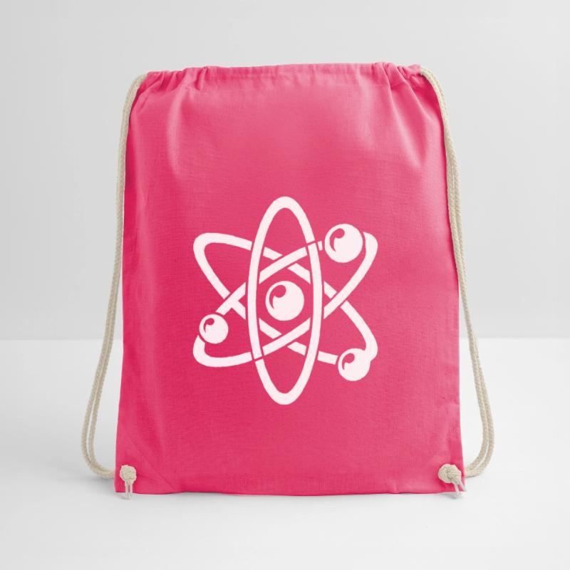Atomic Nucleus Physics Atom Electron Atomic Model Drawstring Bag