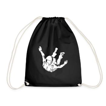 Phase de vol parachute entraînement saut en parachute - Sac de sport léger - noir - Devant