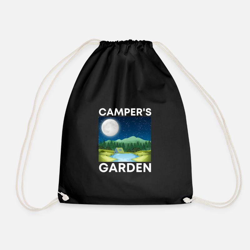 Campers Garden - Turnbeutel - Schwarz