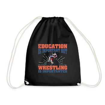 Lutte Lutte Sport Lutte Libre Dicton - Sac de sport léger - noir - Devant