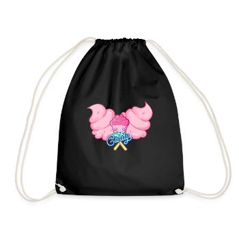 Candy candy - Drawstring Bag - black - Front