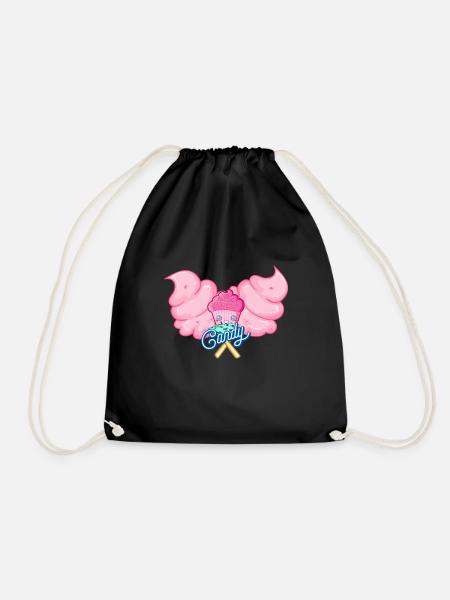 Candy candy - Drawstring Bag - black