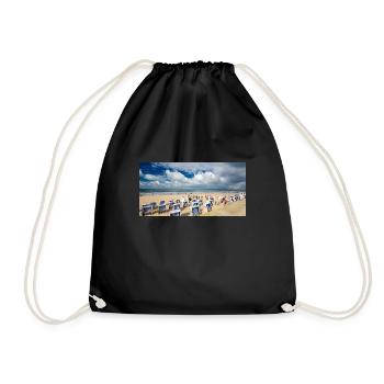 Sylt - Drawstring Bag - black - Front