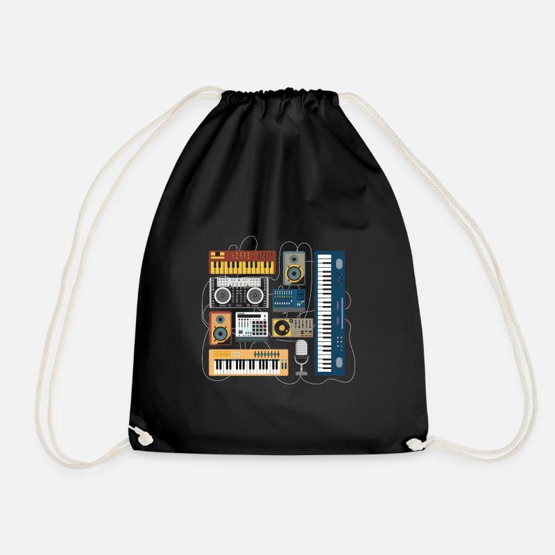 Synthétiseur modulaire Vintage Dj Mixer Synth - Sac de sport léger - noir