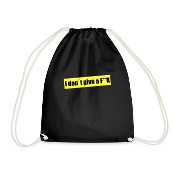 Je n’ai pas l’intention de te faire chier. - Sac de sport léger - noir - Devant