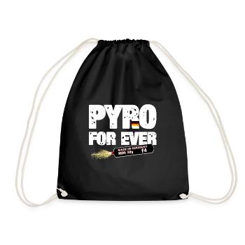 Pyro pour toujours - Sac de sport léger - noir - Devant