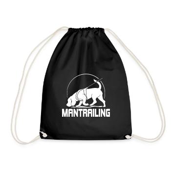 MANTRAILING Hundesport Suchhunde Hunde Hund - Turnbeutel - Schwarz - Vorne